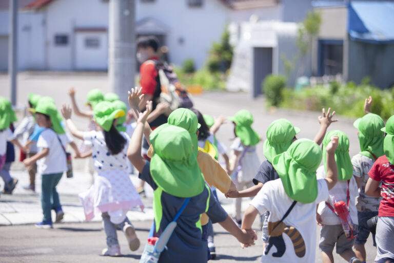 幼稚園児の集団